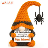 Halloween Crochet Doll Wool Handmade Spider Dwarf Inspirational Doll Crochet Spider Dwarf Doll - Sweet crocheted spider