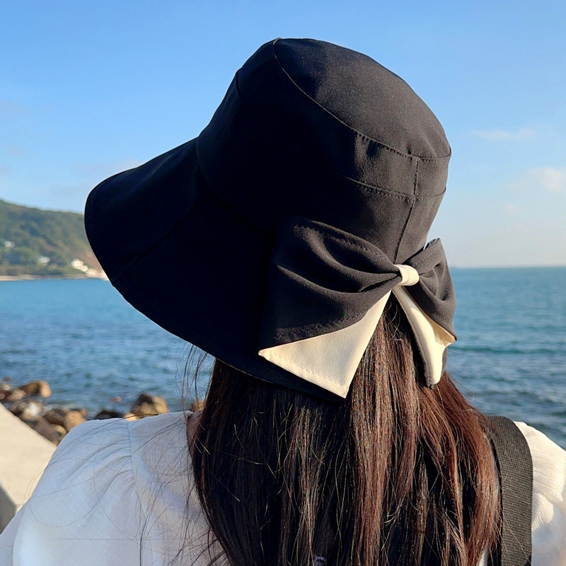 👒 Знижка 50% (обмежена пропозиція)! ✨ Жіночий капелюх від сонця з широкими крисами та бантом — складаний, захист на 360° 🎀