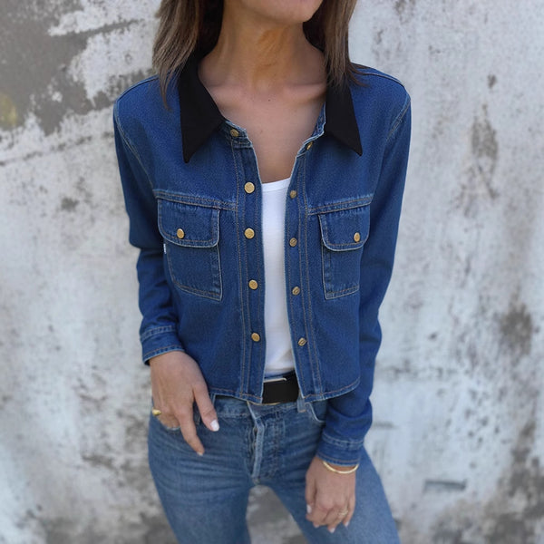 Nueva Chaqueta Vaquera Corta Chaqueta Top Y Ropa De EE. UU.