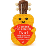 Yarn Knitted Guitar Doll Yellow Thread Cluster Music Instrument Ornament Positive Energy Pure Hand Crocheted Guitar Doll