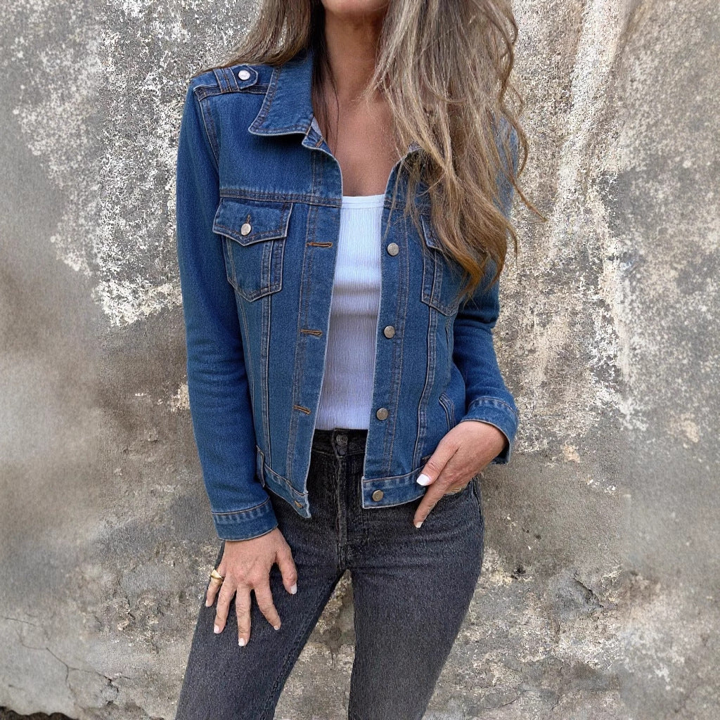 Nueva Chaqueta Vaquera Chaqueta Dejamos De Ser Casual
