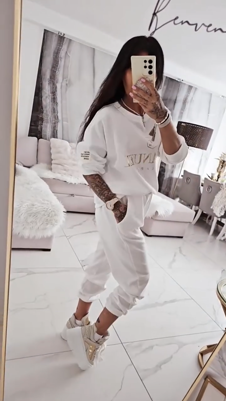 ⏳Limited time offer! ⏰Women's casual set, printed top and loose pants Secondary image