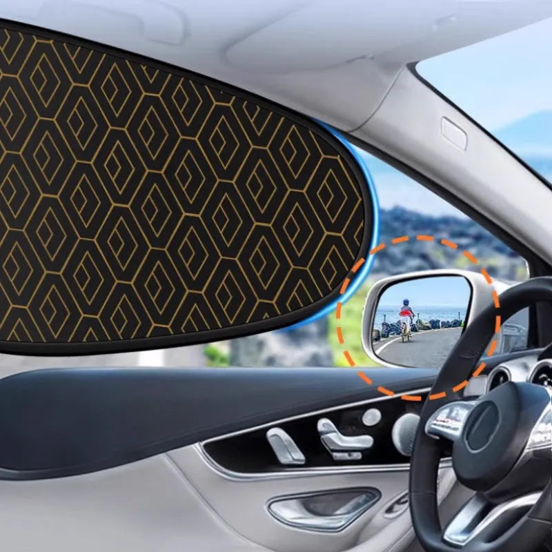 🚗 ОБМЕЖЕНА ПРОПОЗИЦІЯ ЗНИЖКА 50%! 💥 Сонячна шторка для бокового вікна автомобіля – захищена від ультрафіолету, вигнута, універсальна✨