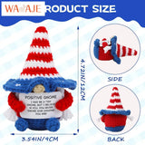 Handmade Dwarf Doll Wool Knitted USA Dwarf Emotional Support Doll